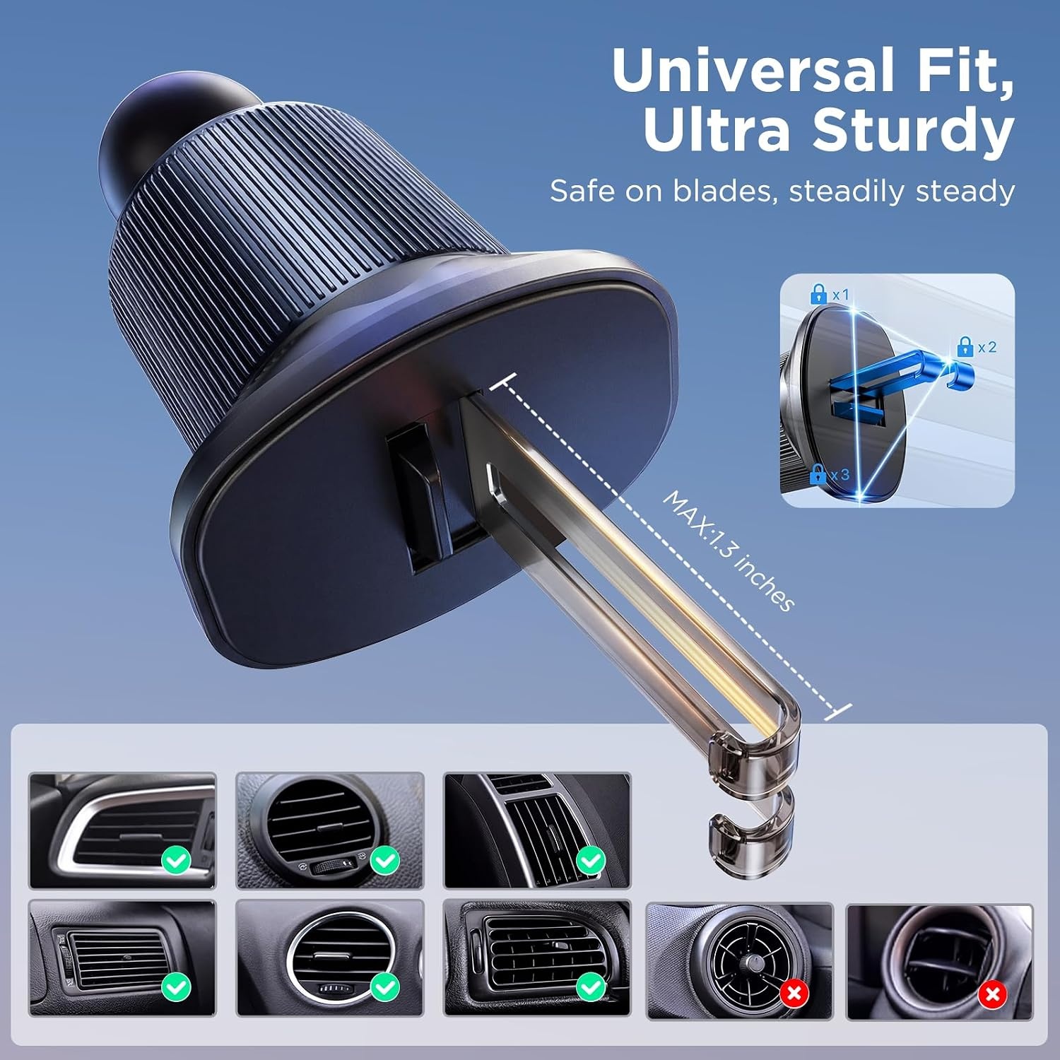 image:imageMiracase Car Phone Holder for Magsafe Strong Magnets Magnetic Phone Holders for Your Car 360Adjustable Air Vent Hands Free Cell Phone Mount Cradle Fit iPhone 1712 amp All Smartphones Carbon FiberCarbon Fiber Black
