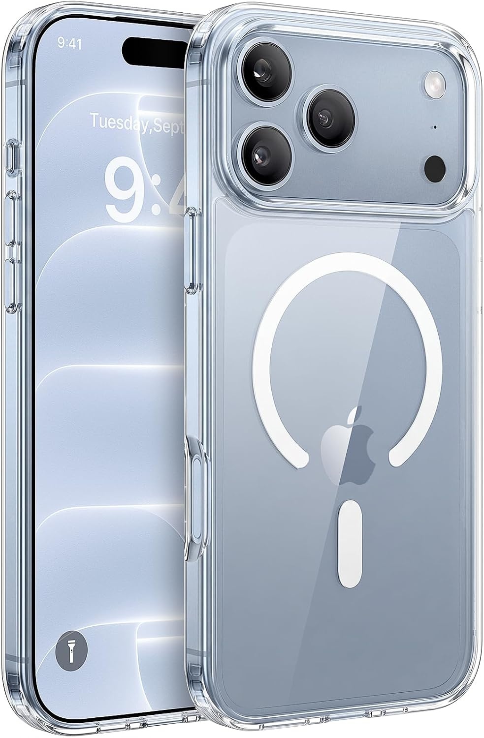 image:imageMiracase for iPhone 16 Pro Matte Series Case Magnetic OrangeClear