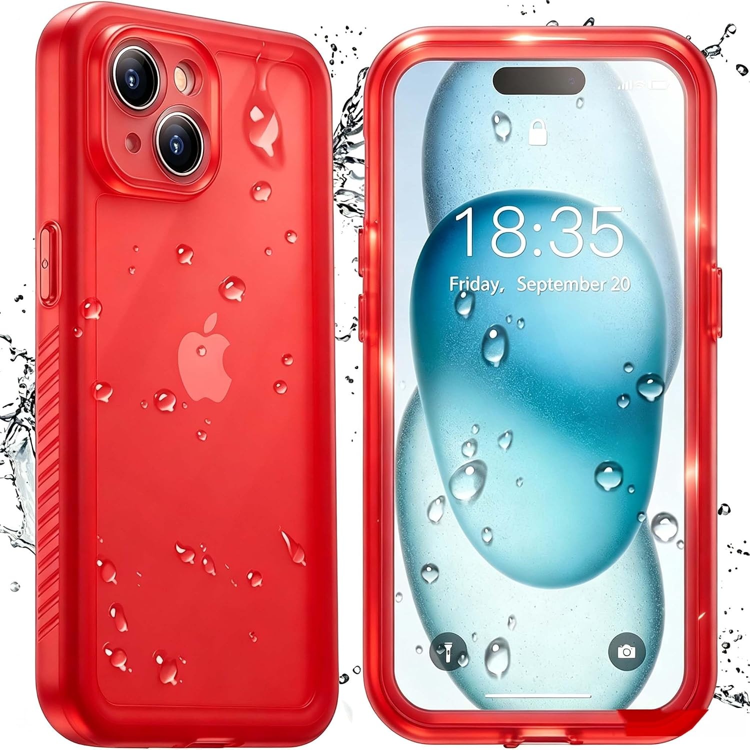 image:imageMiracase for iPhone 16 Pro Matte Series Case Magnetic OrangeRed