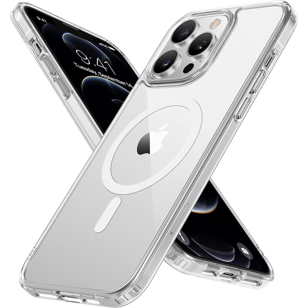 image:imageMiracase for iPhone 16 Pro Matte Series Case Magnetic OrangeClear