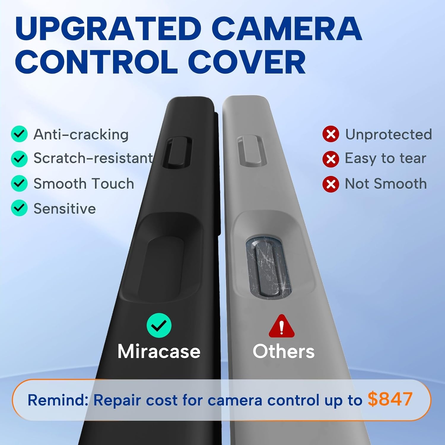 image:imageMiracase Magnetic for iPhone 17 Pro Case Silicone Dark Black
