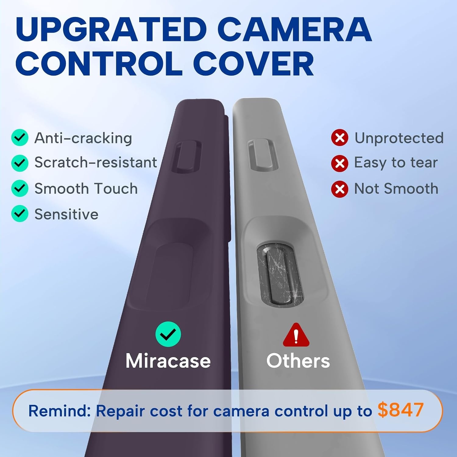 image:imageMiracase Magnetic for iPhone 17 Pro Case Silicone Dark Purple