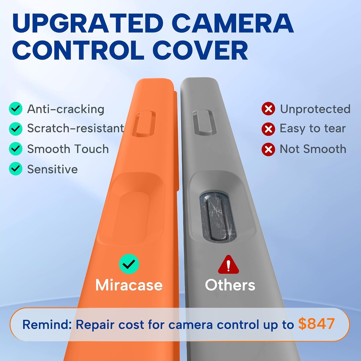 image:imageMiracase Silicone amp Magnetic for iPhone 17 Pro Max Case Sunset Orange