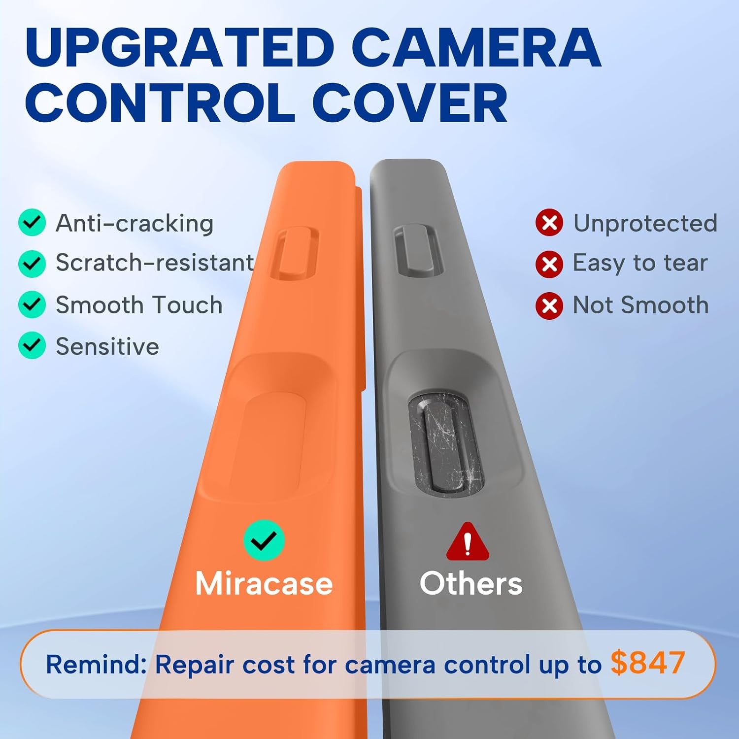 image:imageMiracase Silicone amp Magnetic for iPhone 17 Case Sunset Orange