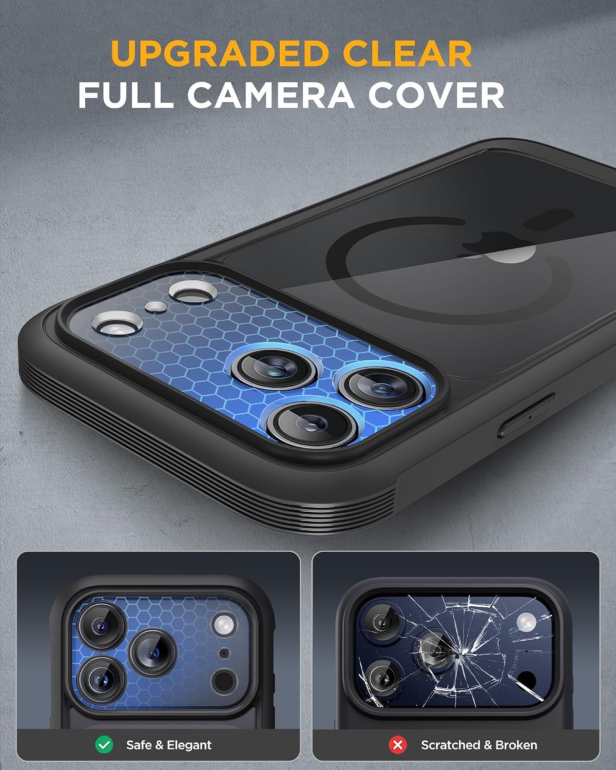 image:imageMiracase for iPhone 18 Pro Case with Privacy Screen Protector BlackBlack