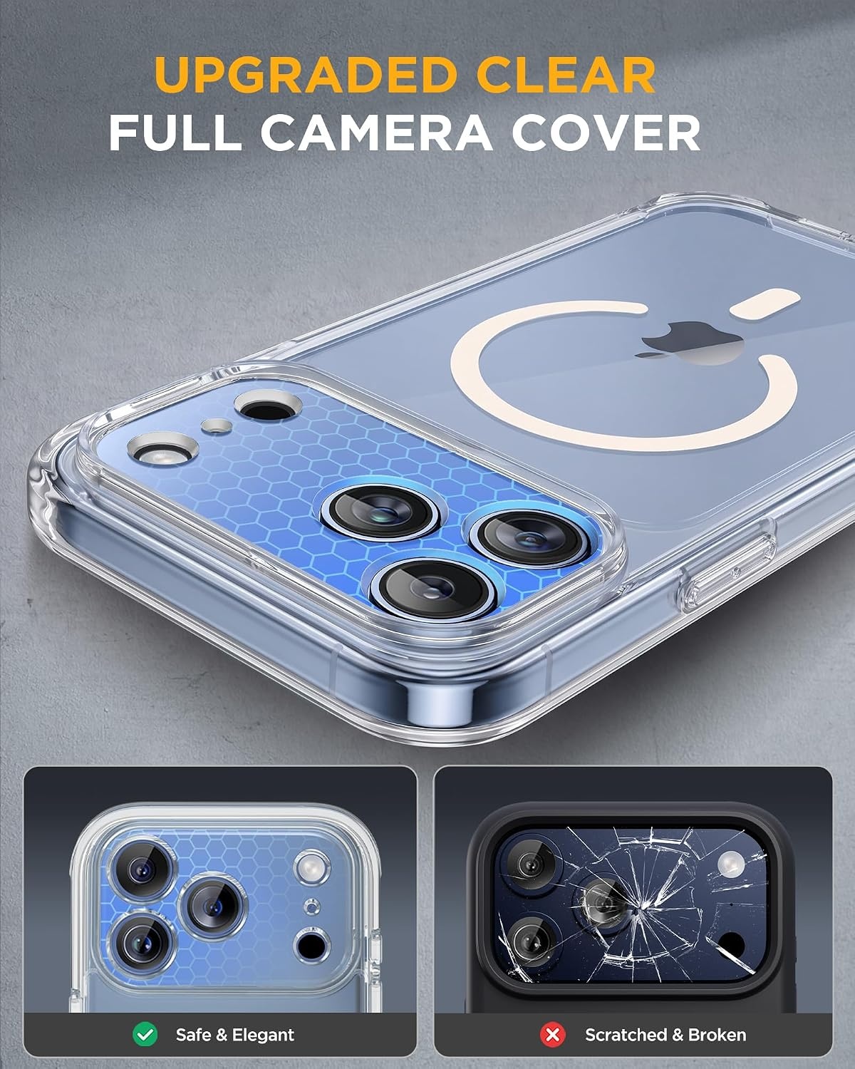image:imageMiracase for iPhone 18 Pro Case with Privacy Screen Protector BlackClear
