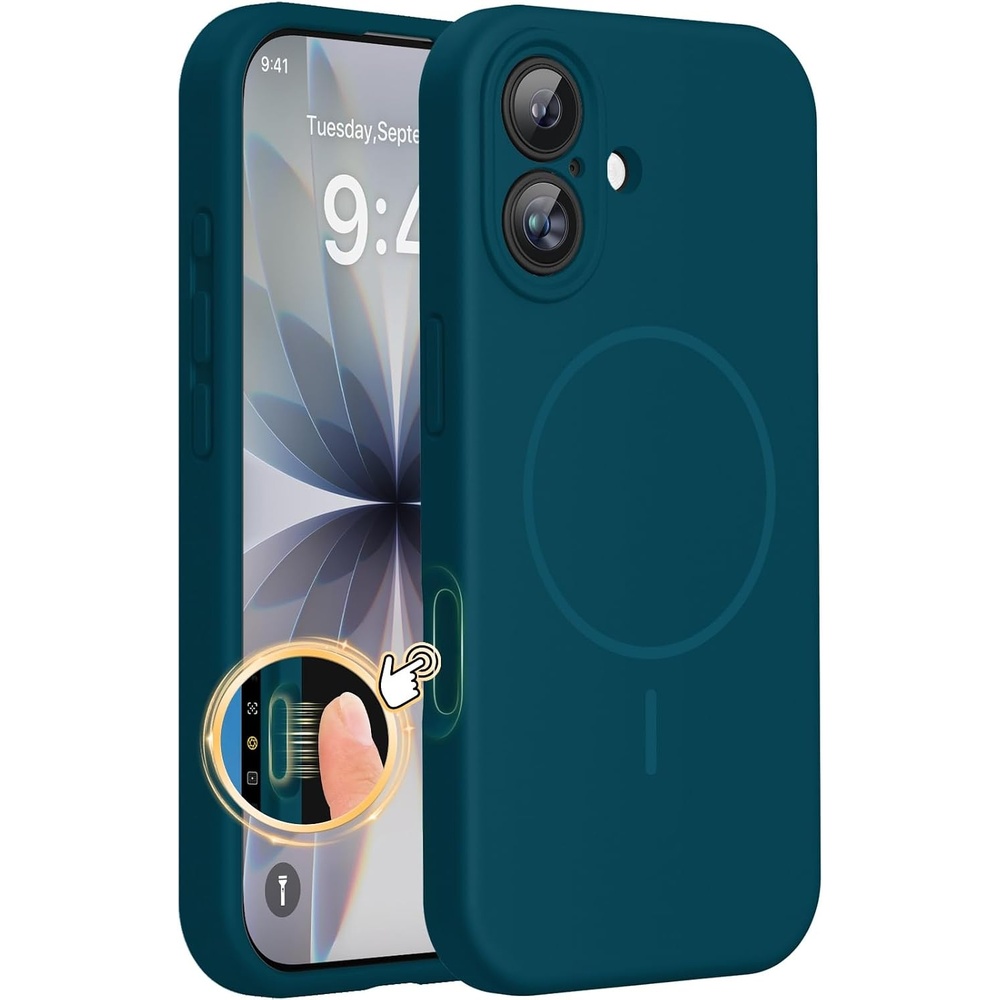 image:imageMiracase Silicone amp Magnetic for iPhone 17 Case Teal