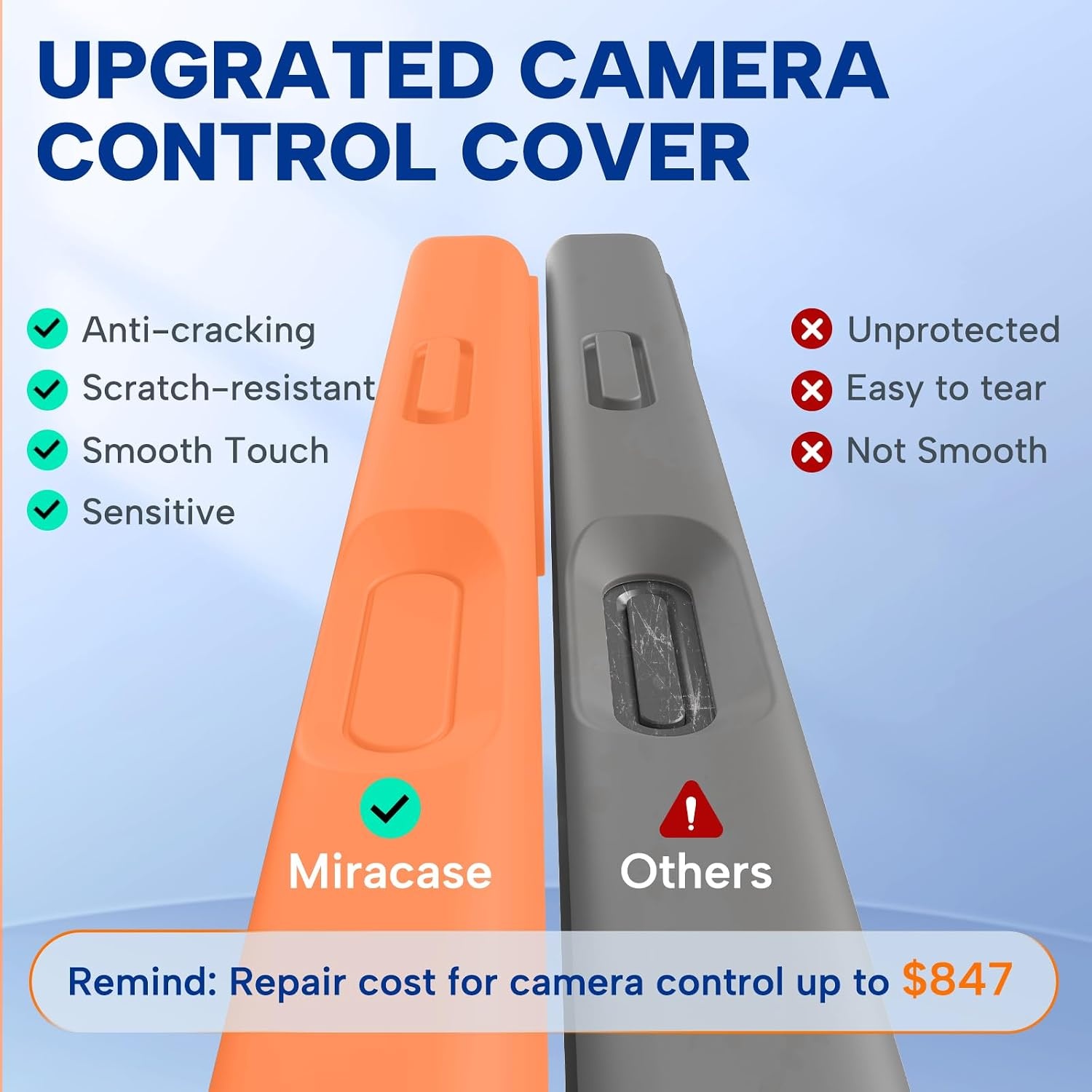 image:imageMiracase Silicone amp Magnetic for iPhone 16 Case Sunset Orange