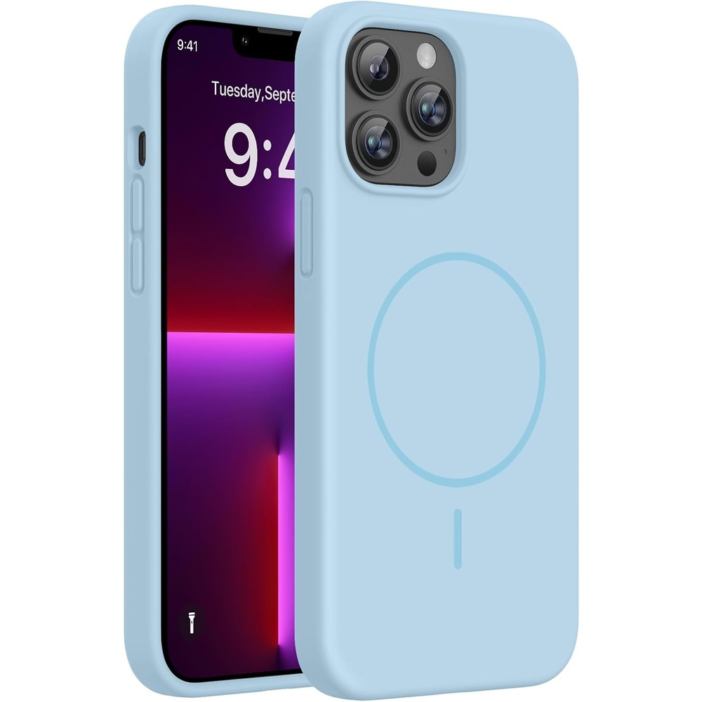 image:imageMiracase Silicone amp Magnetic for iPhone 13 Pro Case Clove Purple