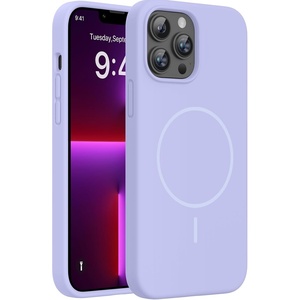 Miracase Silicone & Magnetic for iPhone 13 Pro Case, Light Purple