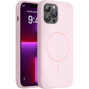 Miracase Silicone & Magnetic for iPhone 13 Pro Case, Sand Pink