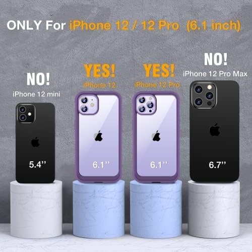 image:imageMiracase for iPhone SE Phone Case 3rd2nd Generation 2022 2020 FullBody with Builtin Glass Screen Protector Heavy Duty 360 Protective Shockproof Bumper Cover for iPhone 8SE BlackPurple