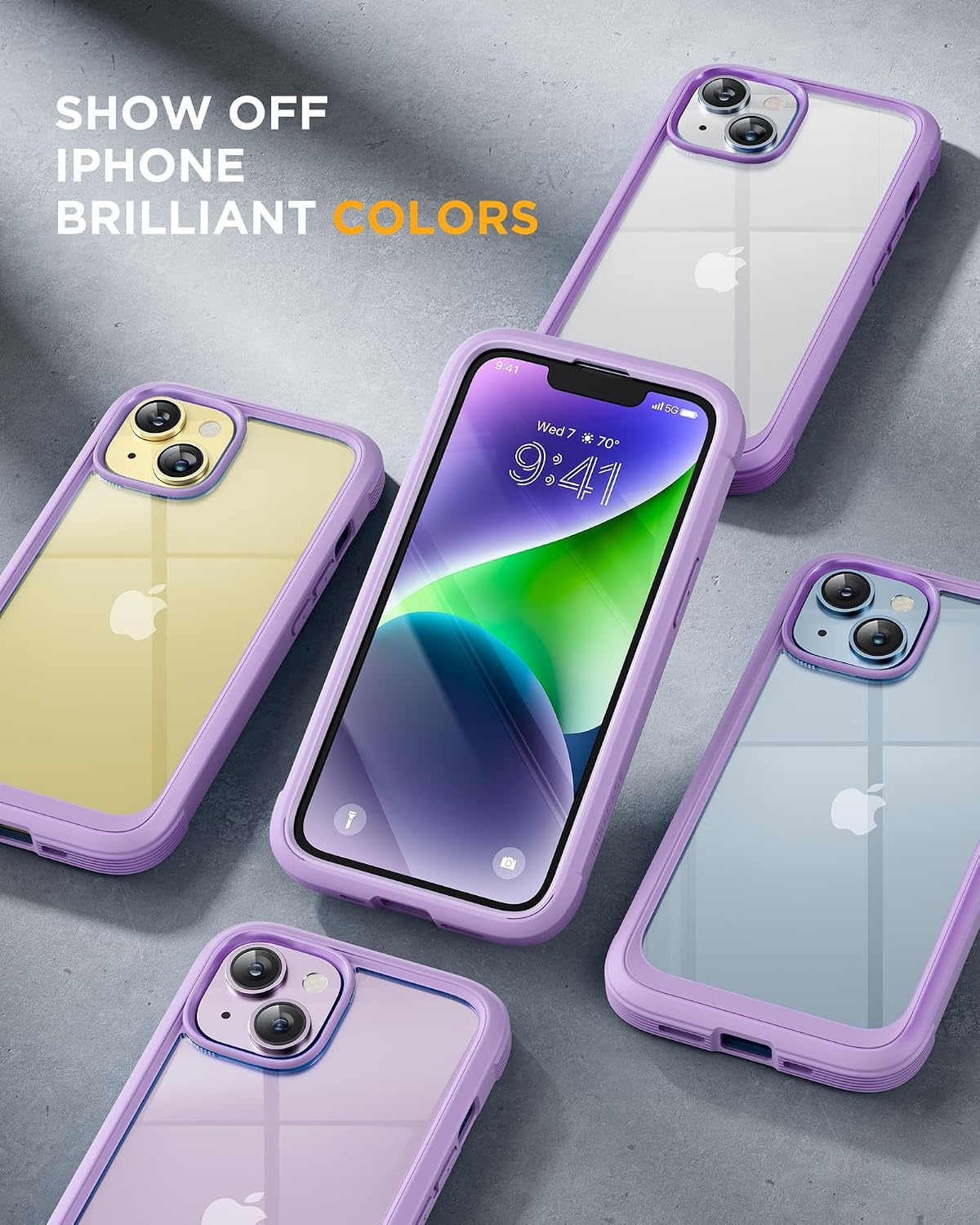 image:imageMiracase for iPhone SE Phone Case 3rd2nd Generation 2022 2020 FullBody with Builtin Glass Screen Protector Heavy Duty 360 Protective Shockproof Bumper Cover for iPhone 8SE BlackPurple