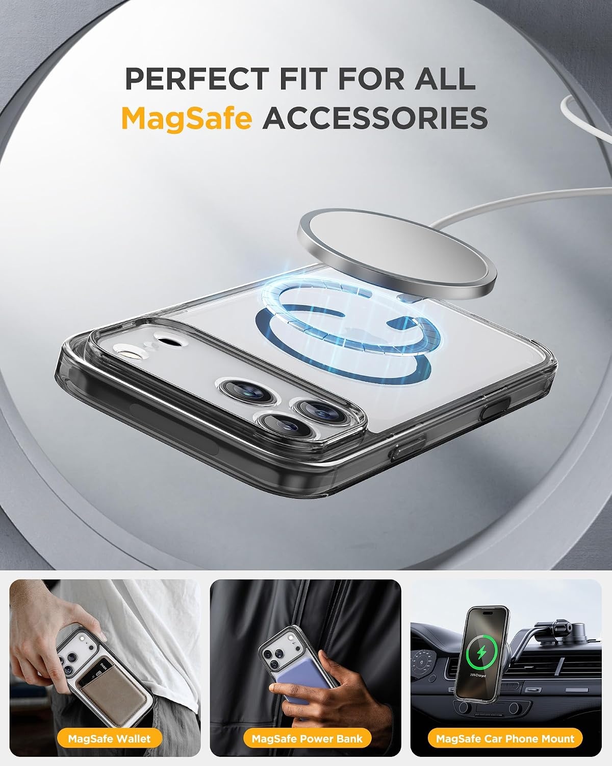 image:imageMiracase for iPhone SE Phone Case 3rd2nd Generation 2022 2020 FullBody with Builtin Glass Screen Protector Heavy Duty 360 Protective Shockproof Bumper Cover for iPhone 8SE BlackClear Black
