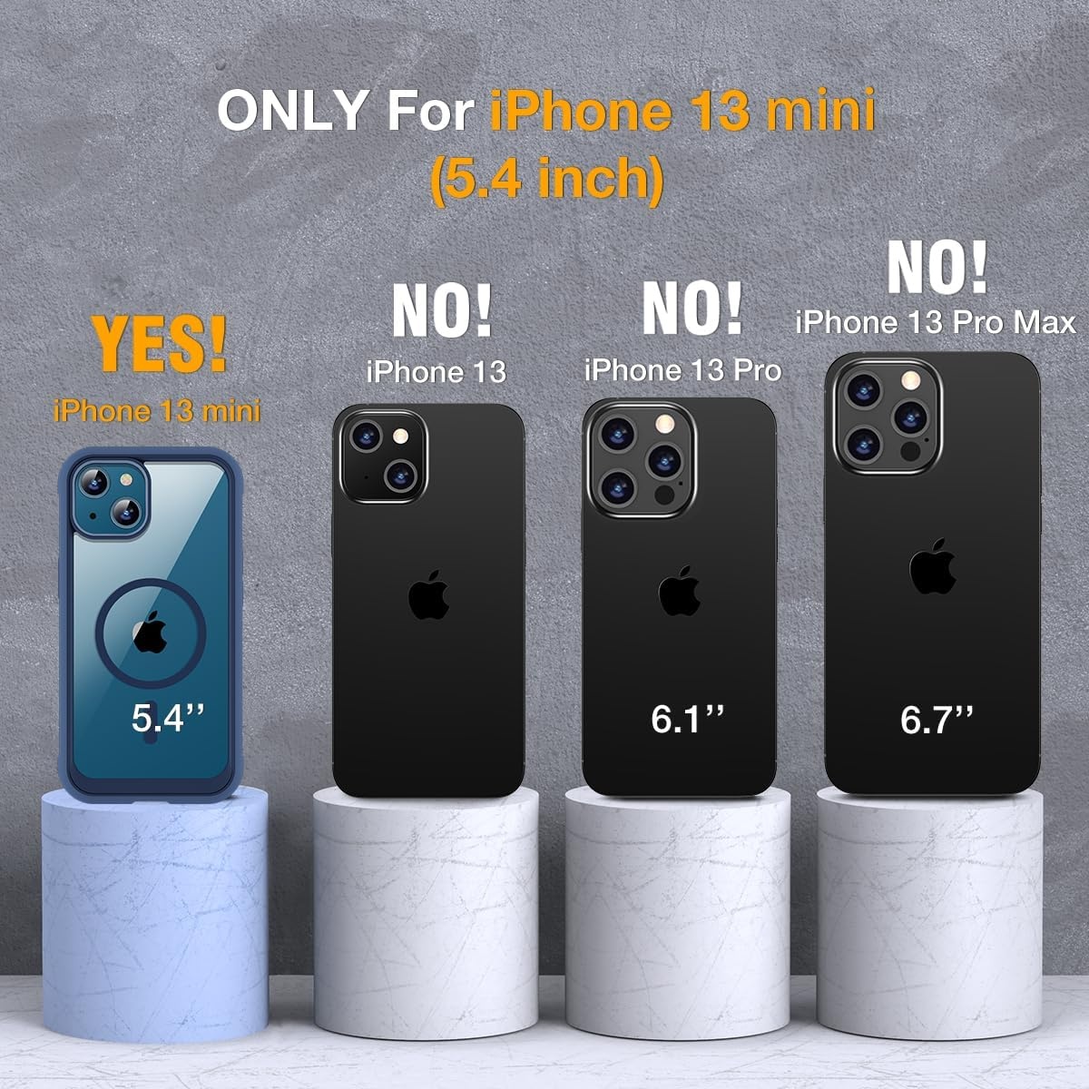 image:imageMiracase for iPhone SE Phone Case 3rd2nd Generation 2022 2020 FullBody with Builtin Glass Screen Protector Heavy Duty 360 Protective Shockproof Bumper Cover for iPhone 8SE BlackMagnetic Blue