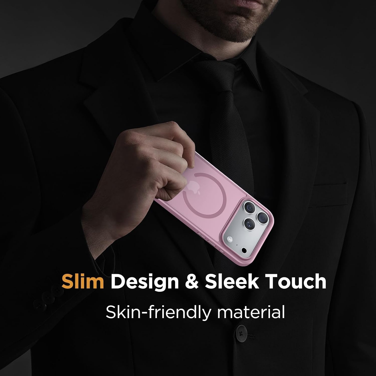 image:imageMiracase for iPhone 16 Pro Max Matte Series Case Magnetic LavenderBlackcurrant