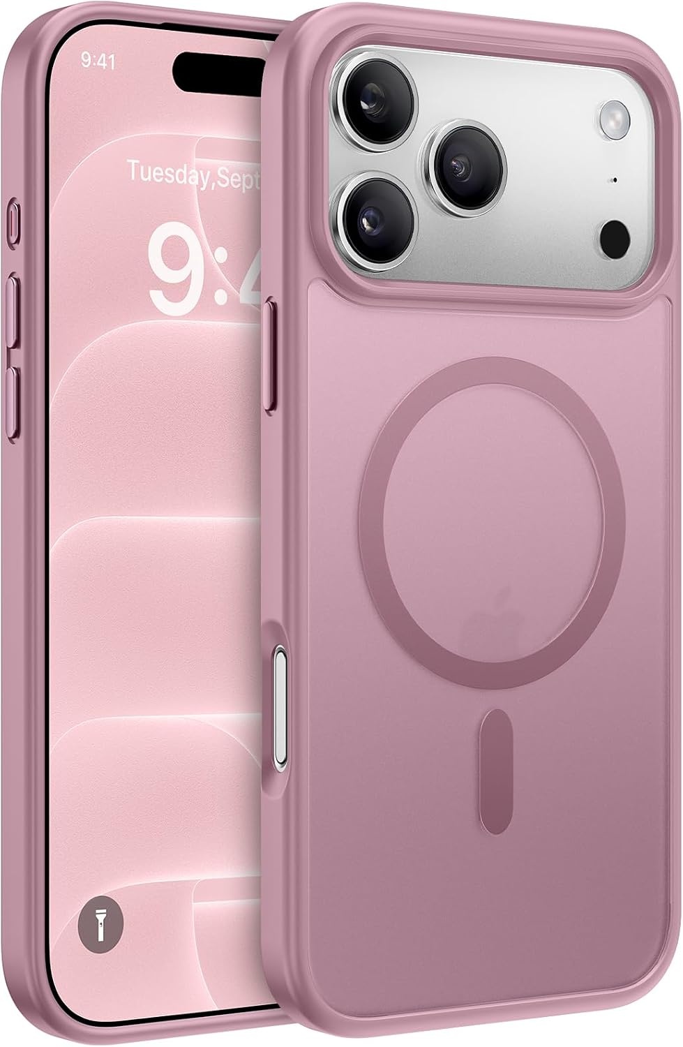 image:imageMiracase for iPhone 16 Pro Max Matte Series Case Magnetic LavenderBlackcurrant