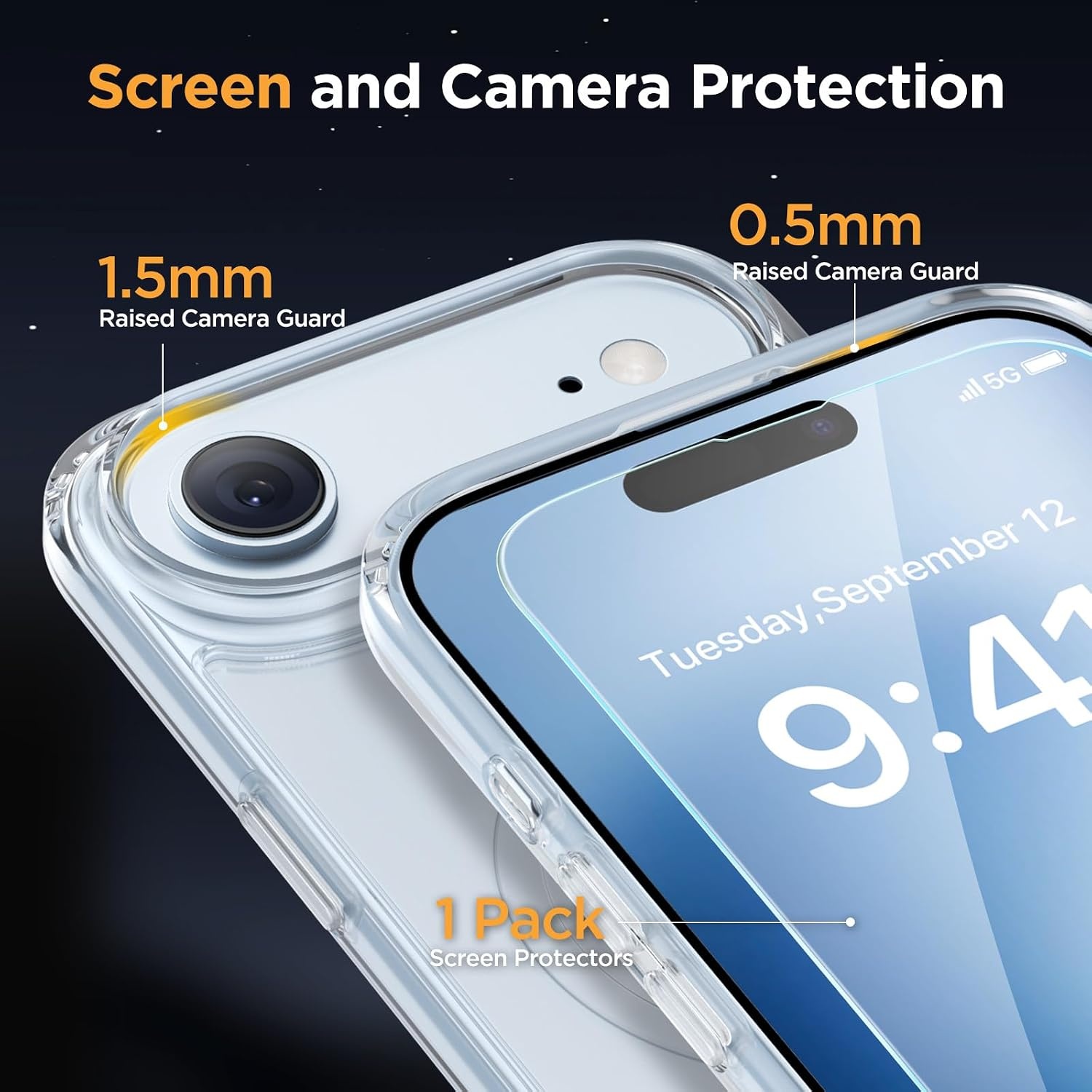image:imageMiracase for iPhone 16 Pro Max Matte Series Case Magnetic LavenderClear