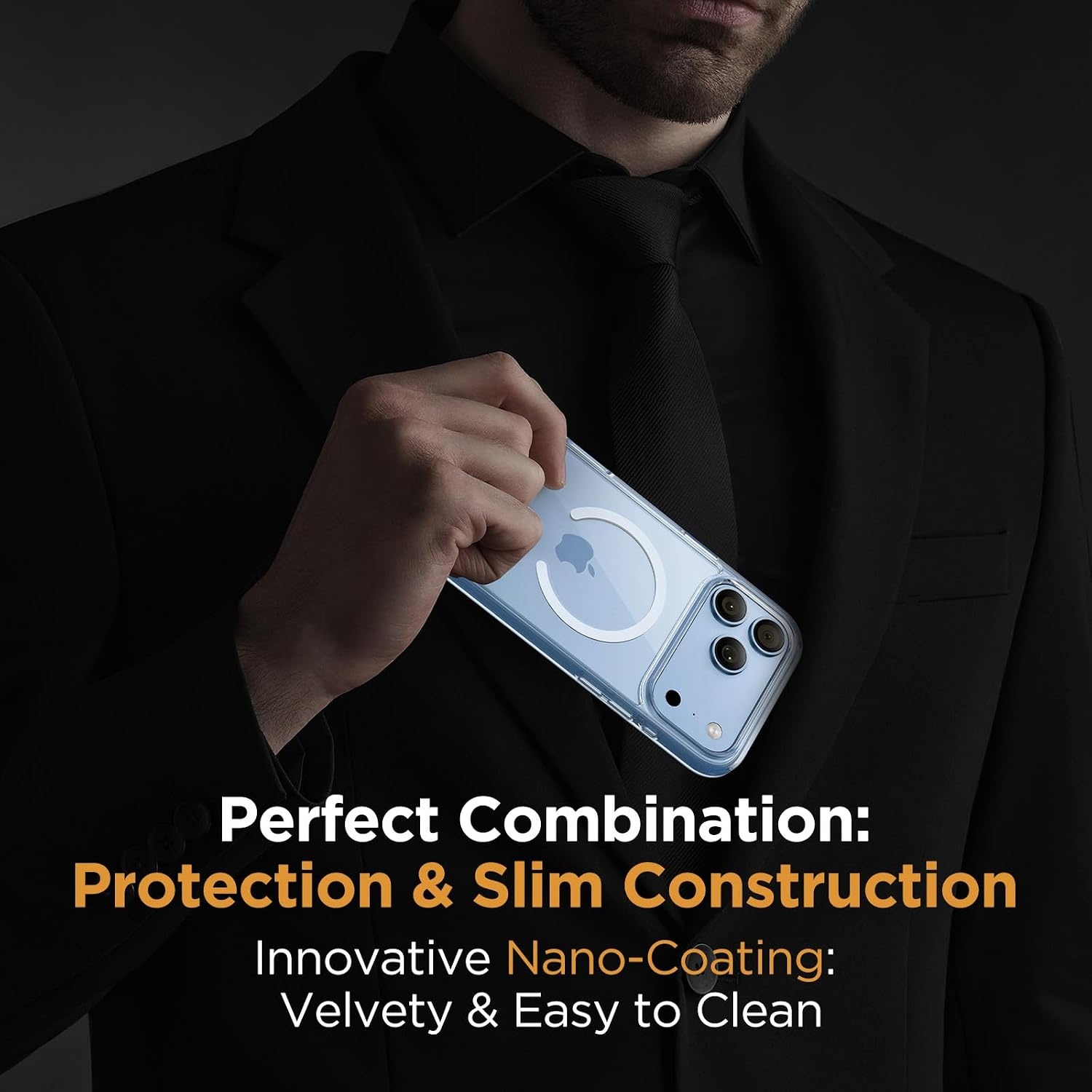 image:imageMiracase for iPhone 16 Pro Max Matte Series Case Magnetic LavenderClear