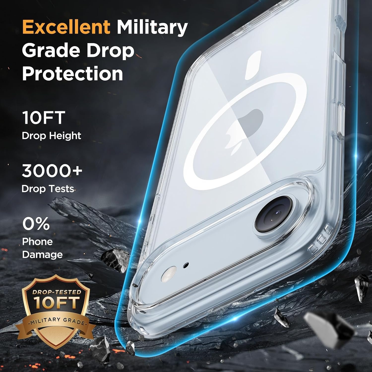 image:imageMiracase for iPhone 16 Pro Max Matte Series Case Magnetic LavenderClear