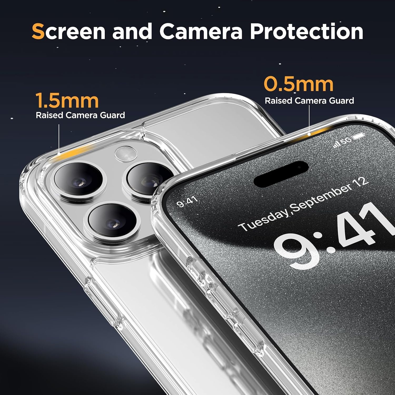 image:imageMiracase for iPhone 16 Pro Max Matte Series Case Magnetic LavenderClear