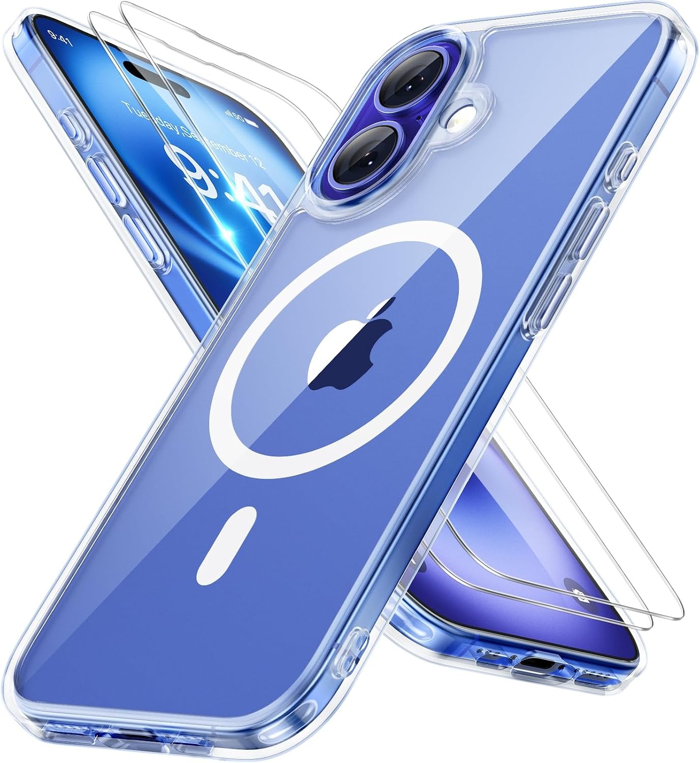 image:imageMiracase for iPhone 16 Pro Max Matte Series Case Magnetic LavenderClear