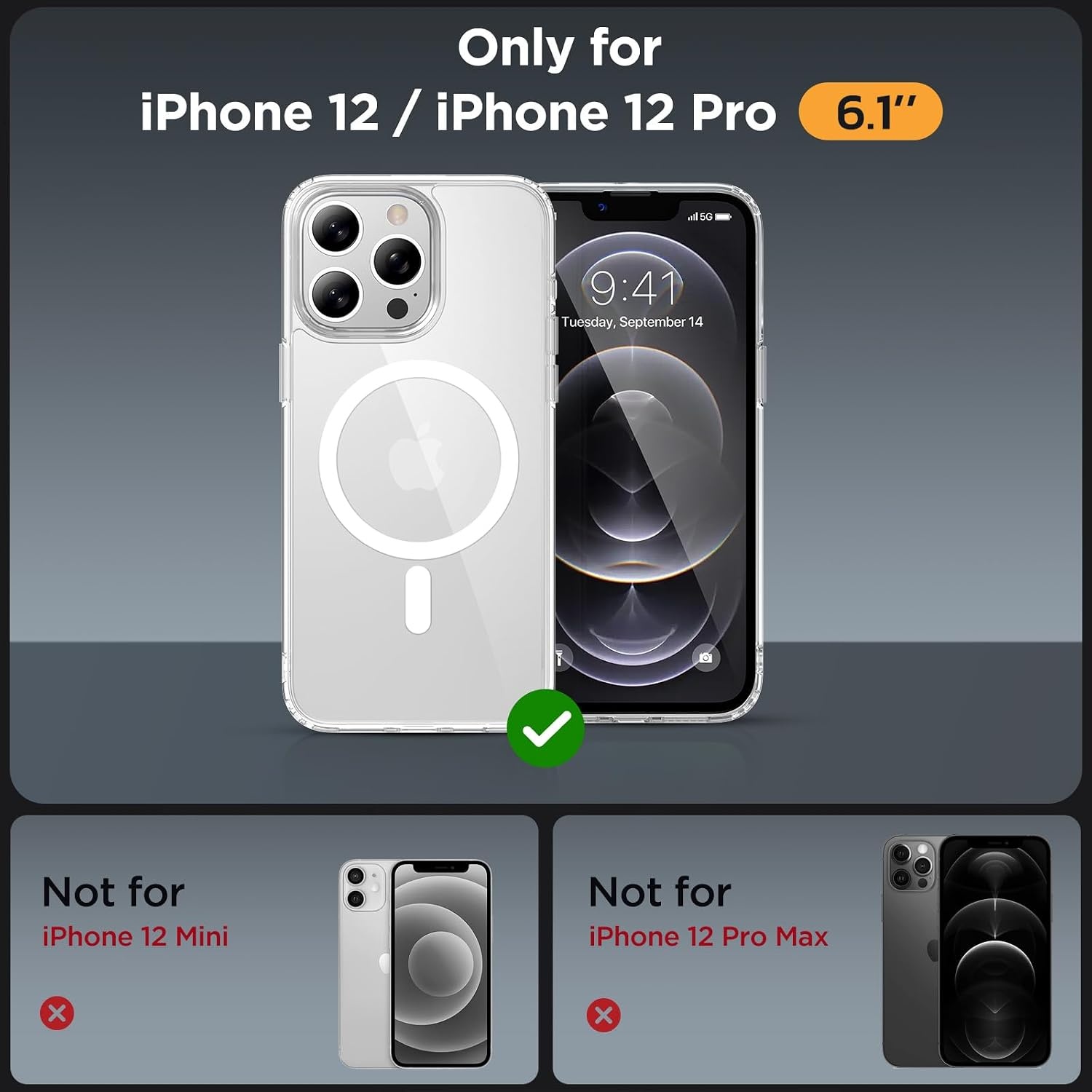 image:imageMiracase for iPhone 16 Pro Max Matte Series Case Magnetic LavenderClear