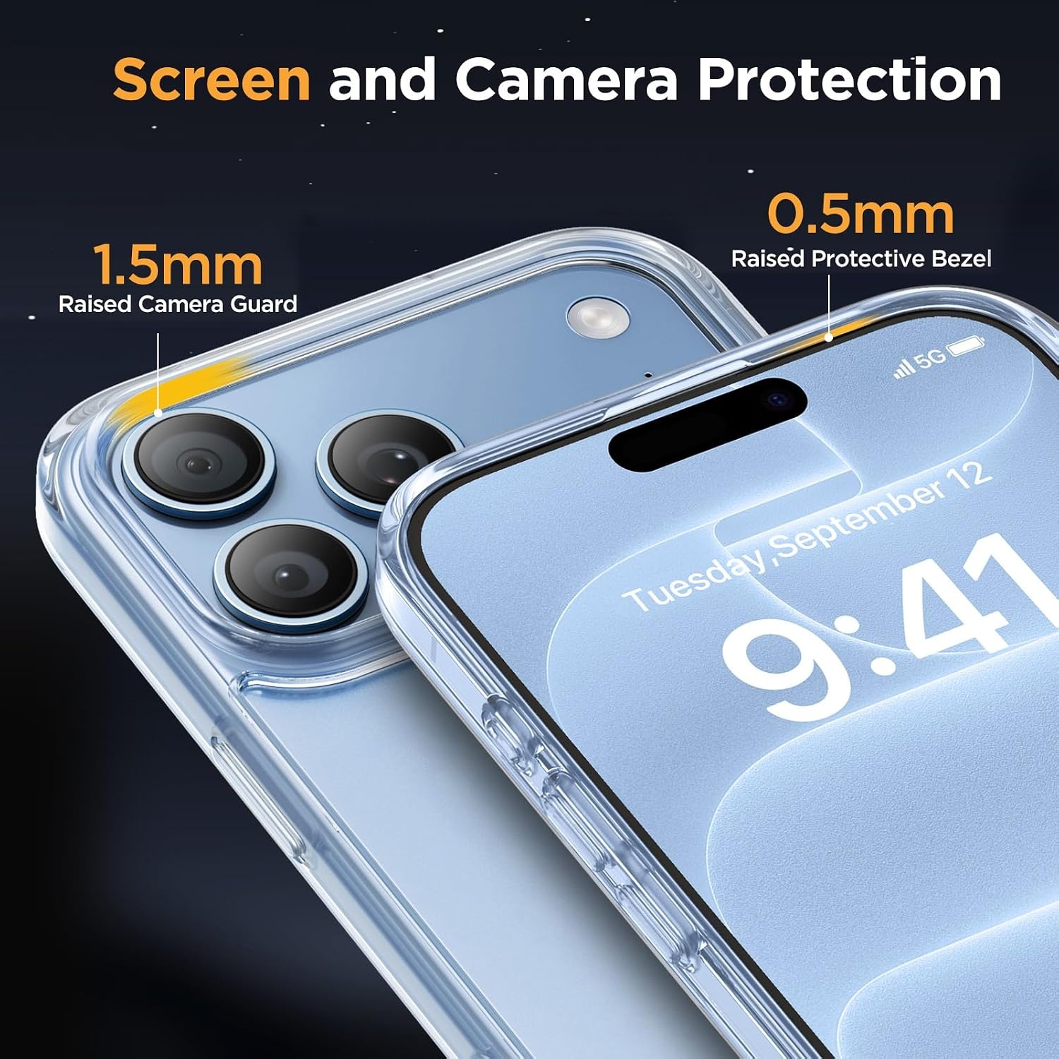 image:imageMiracase for iPhone 16 Pro Max Matte Series Case Magnetic LavenderClear
