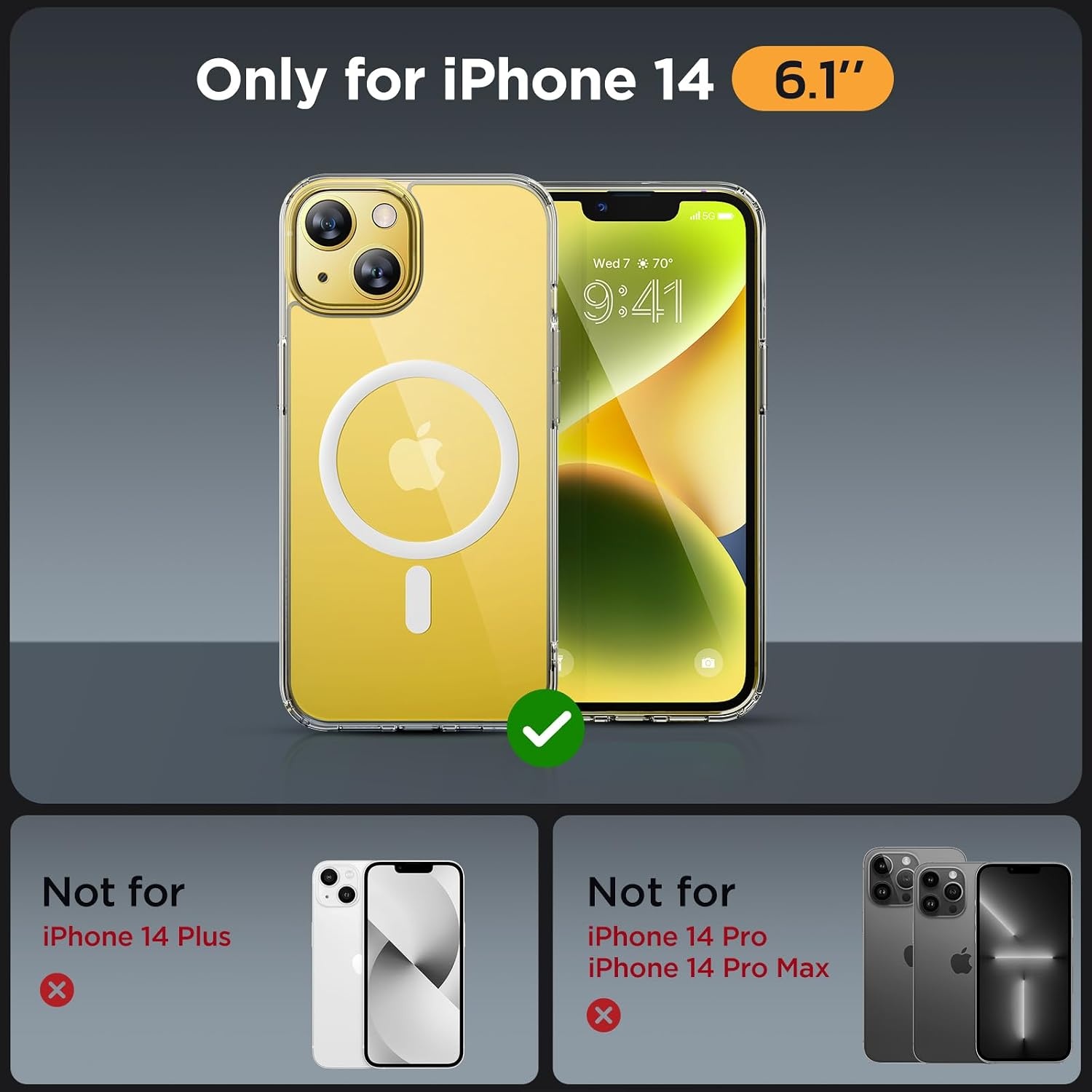 image:imageMiracase for iPhone 16 Pro Max Matte Series Case Magnetic LavenderClear