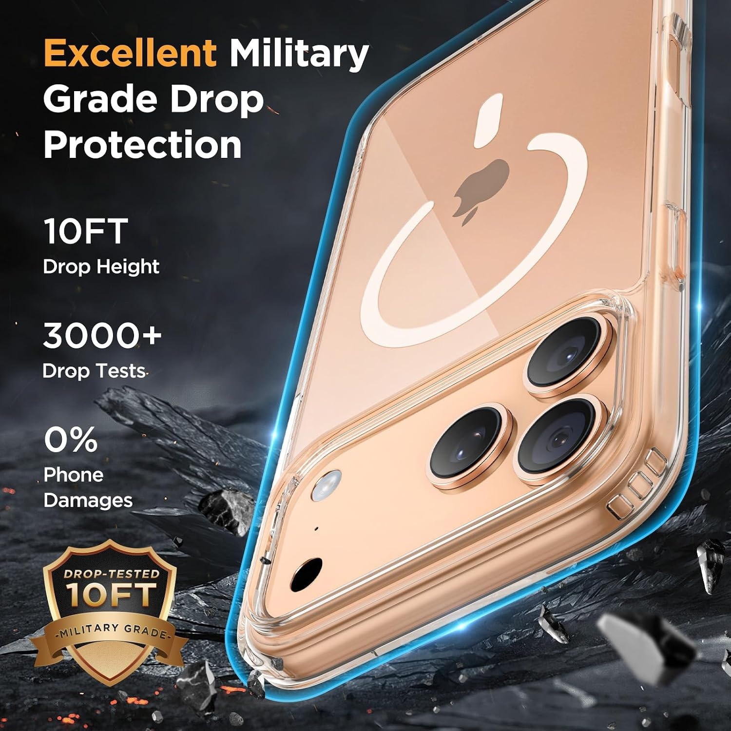 image:imageMiracase for iPhone 16 Pro Max Matte Series Case Magnetic LavenderClear