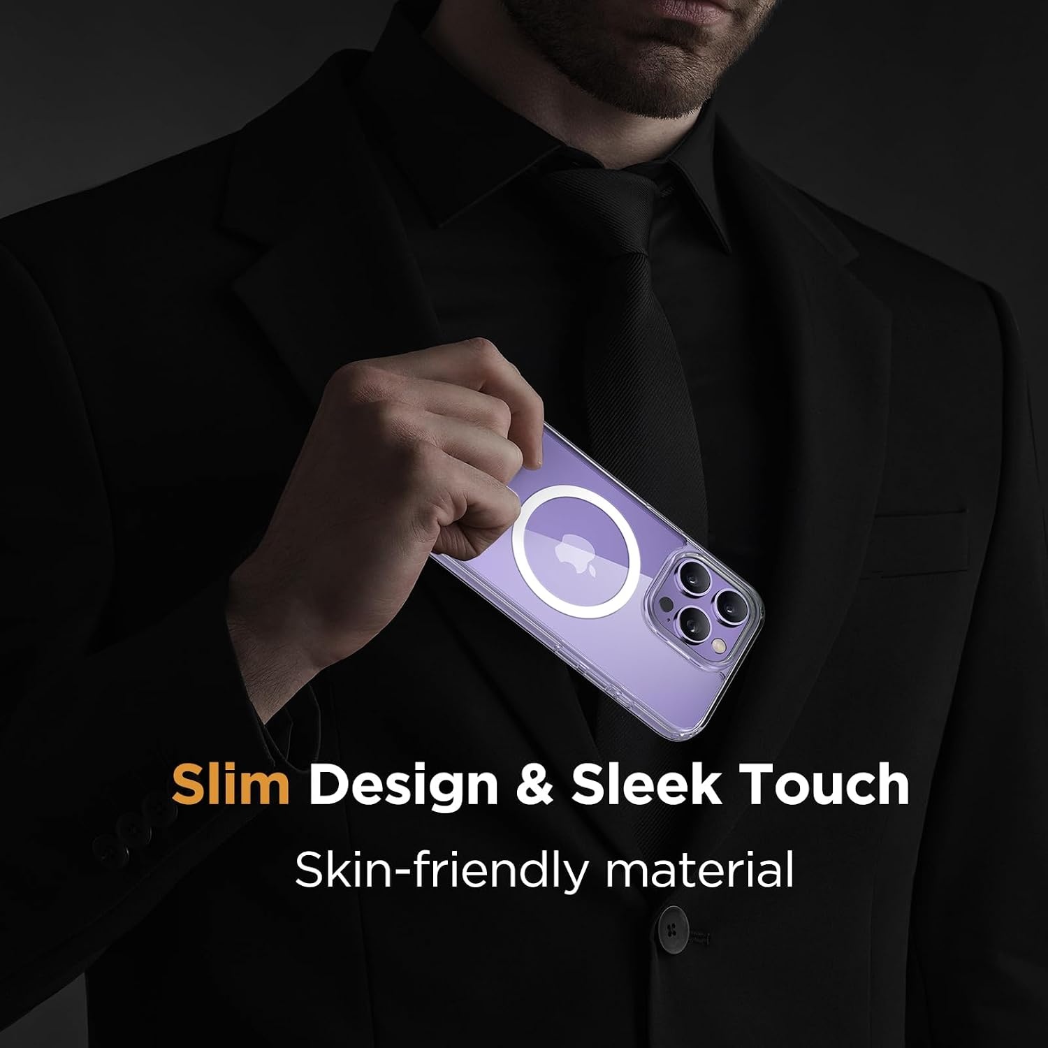 image:imageMiracase for iPhone 16 Pro Max Matte Series Case Magnetic LavenderClear