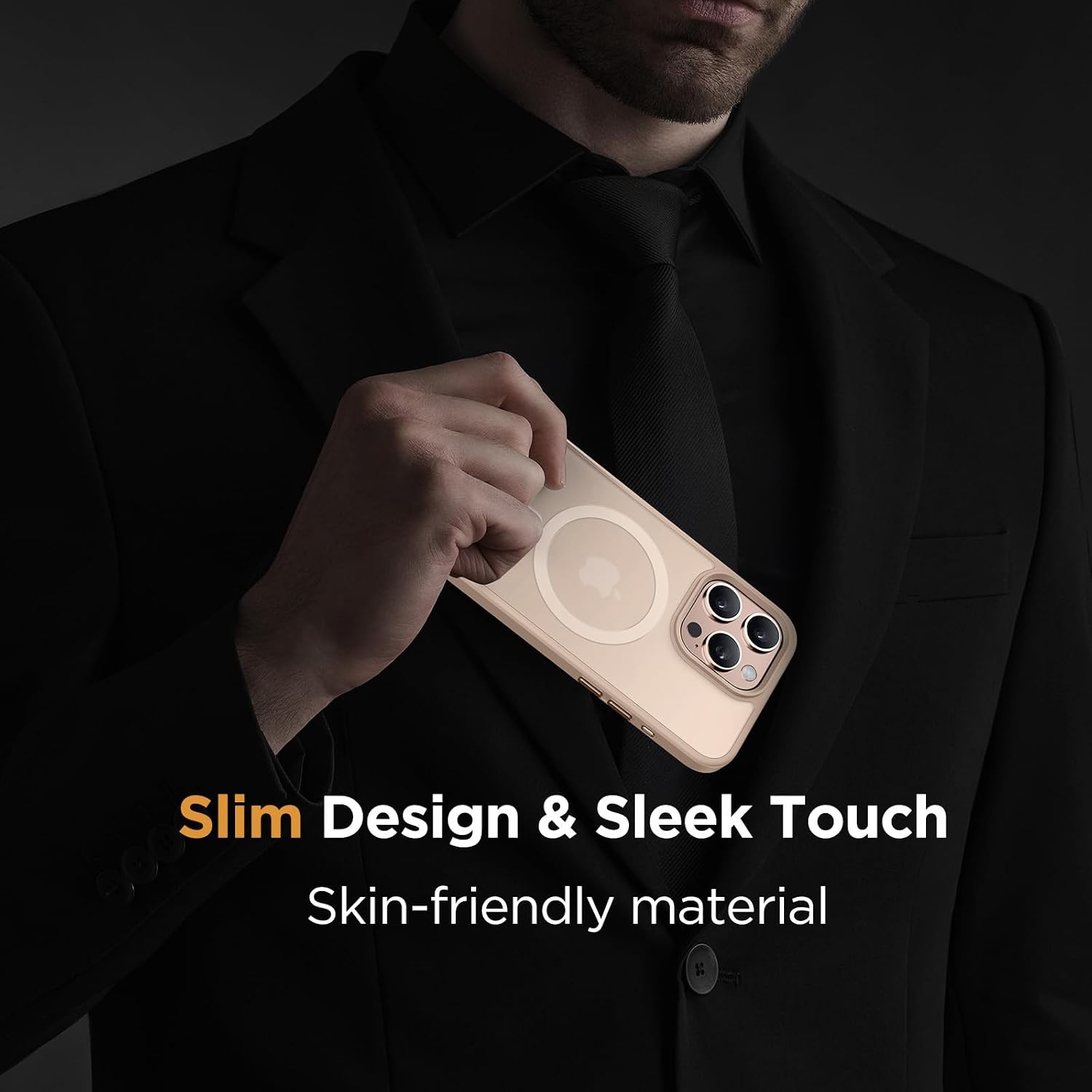image:imageMiracase for iPhone 16 Pro Max Matte Series Case Magnetic LavenderGold