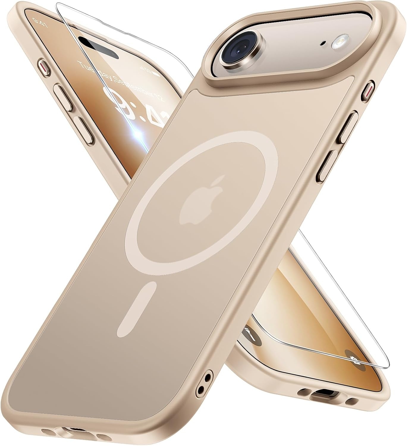 image:imageMiracase for iPhone 16 Pro Max Matte Series Case Magnetic LavenderGold