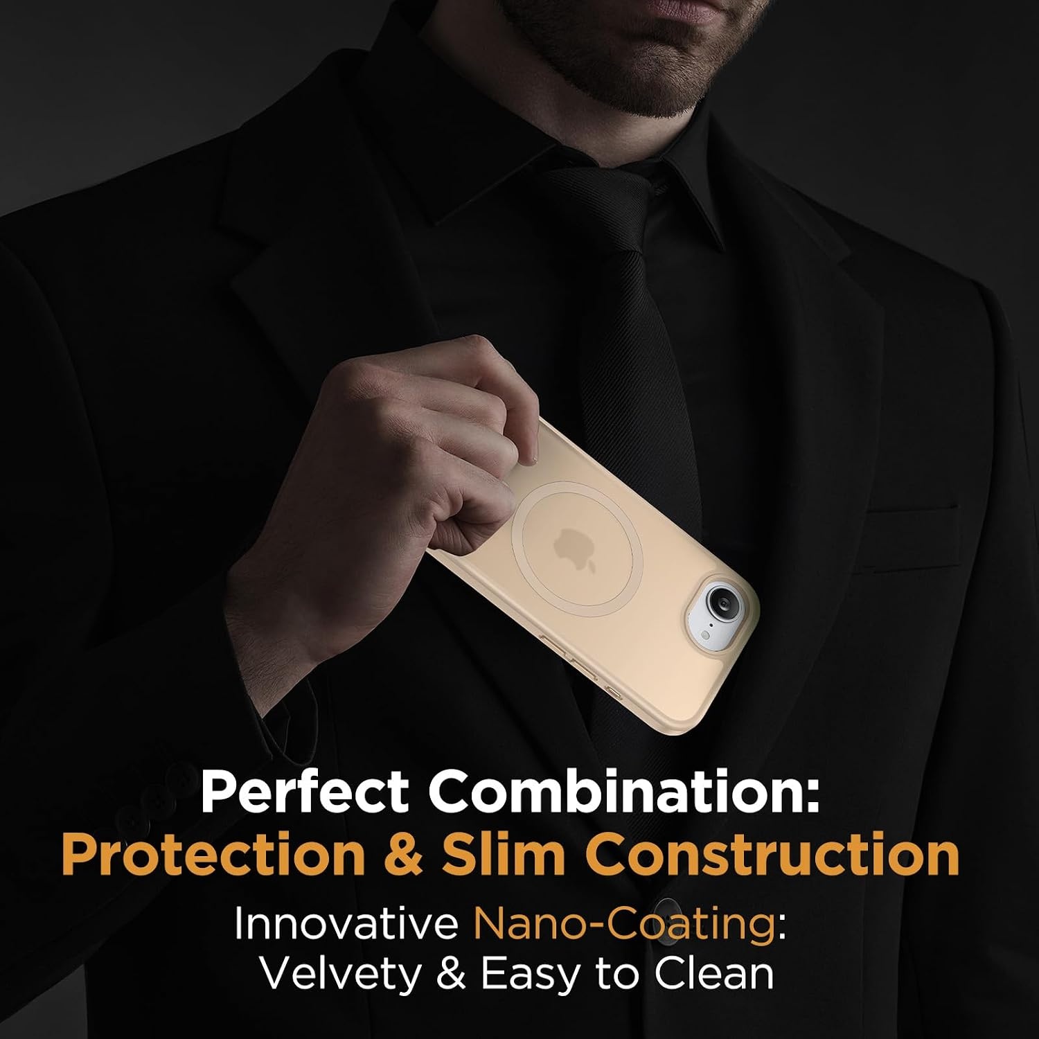 image:imageMiracase for iPhone 16 Pro Max Matte Series Case Magnetic LavenderGold