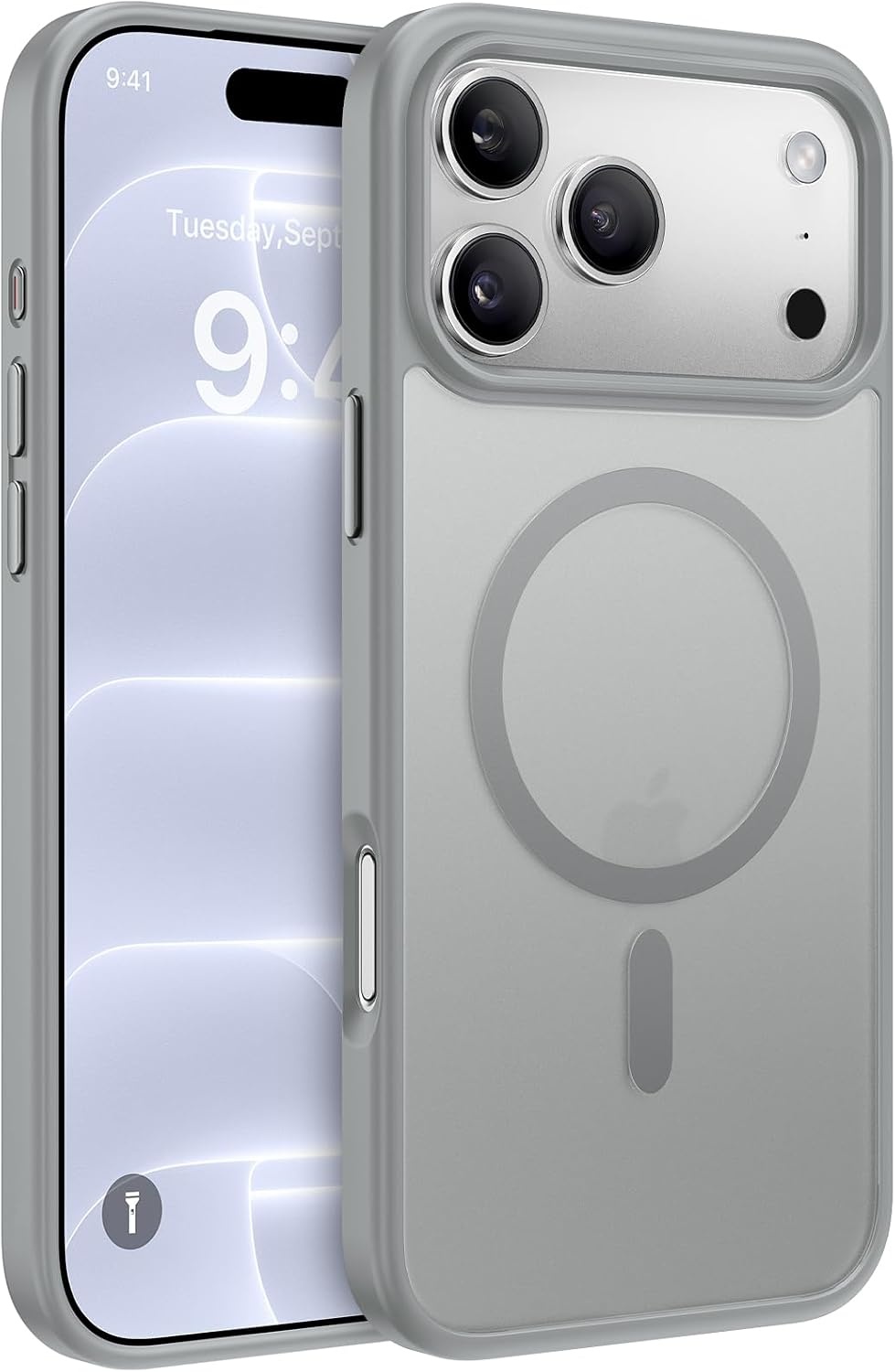 image:imageMiracase for iPhone 16 Pro Max Matte Series Case Magnetic LavenderGray