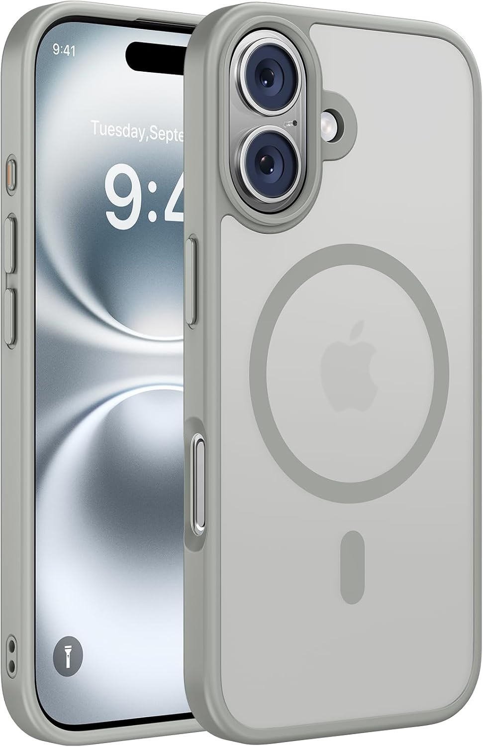 image:imageMiracase for iPhone 16 Pro Max Matte Series Case Magnetic LavenderGray