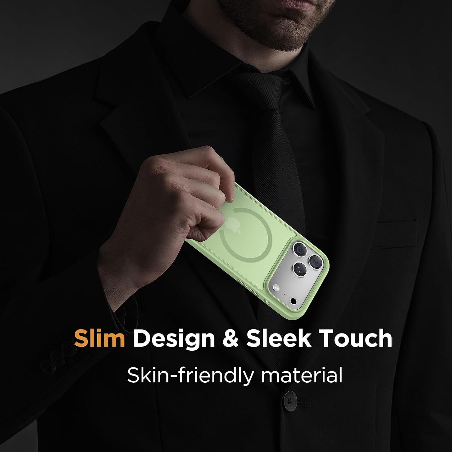 image:imageMiracase for iPhone 16 Pro Max Matte Series Case Magnetic LavenderGreen