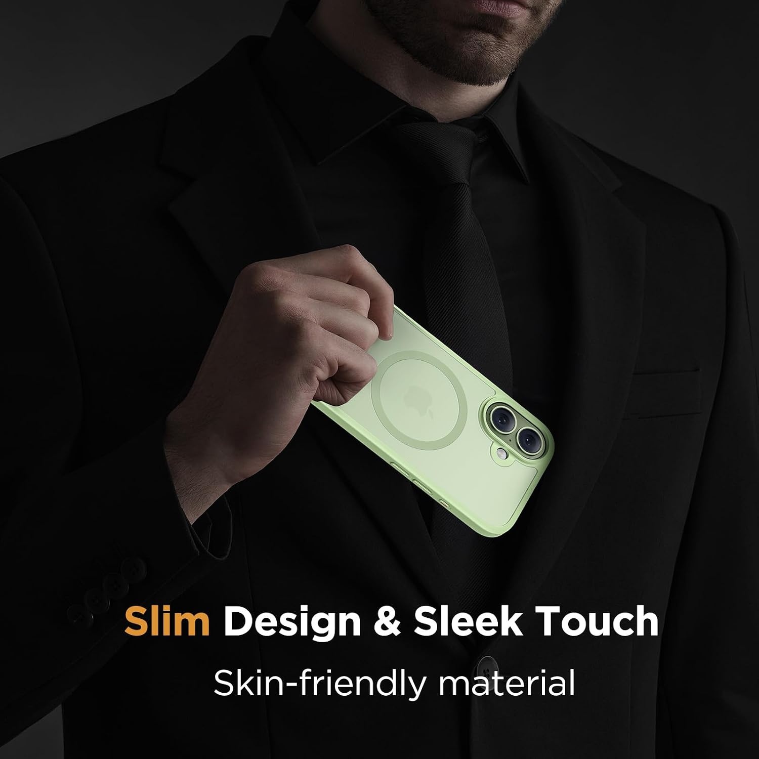 image:imageMiracase for iPhone 16 Pro Max Matte Series Case Magnetic LavenderGreen