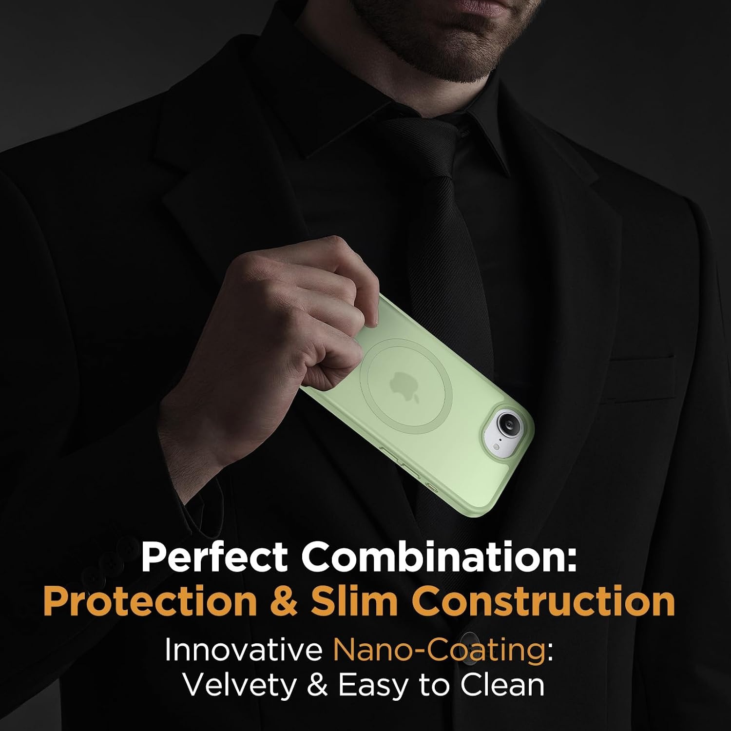 image:imageMiracase for iPhone 16 Pro Max Matte Series Case Magnetic LavenderGreen