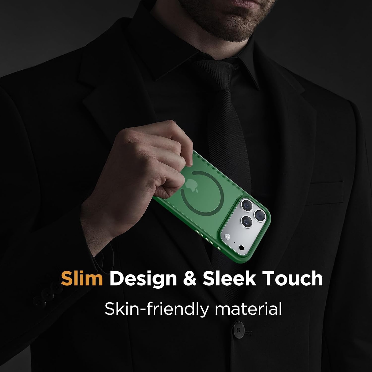 image:imageMiracase for iPhone 16 Pro Max Matte Series Case Magnetic LavenderGreen