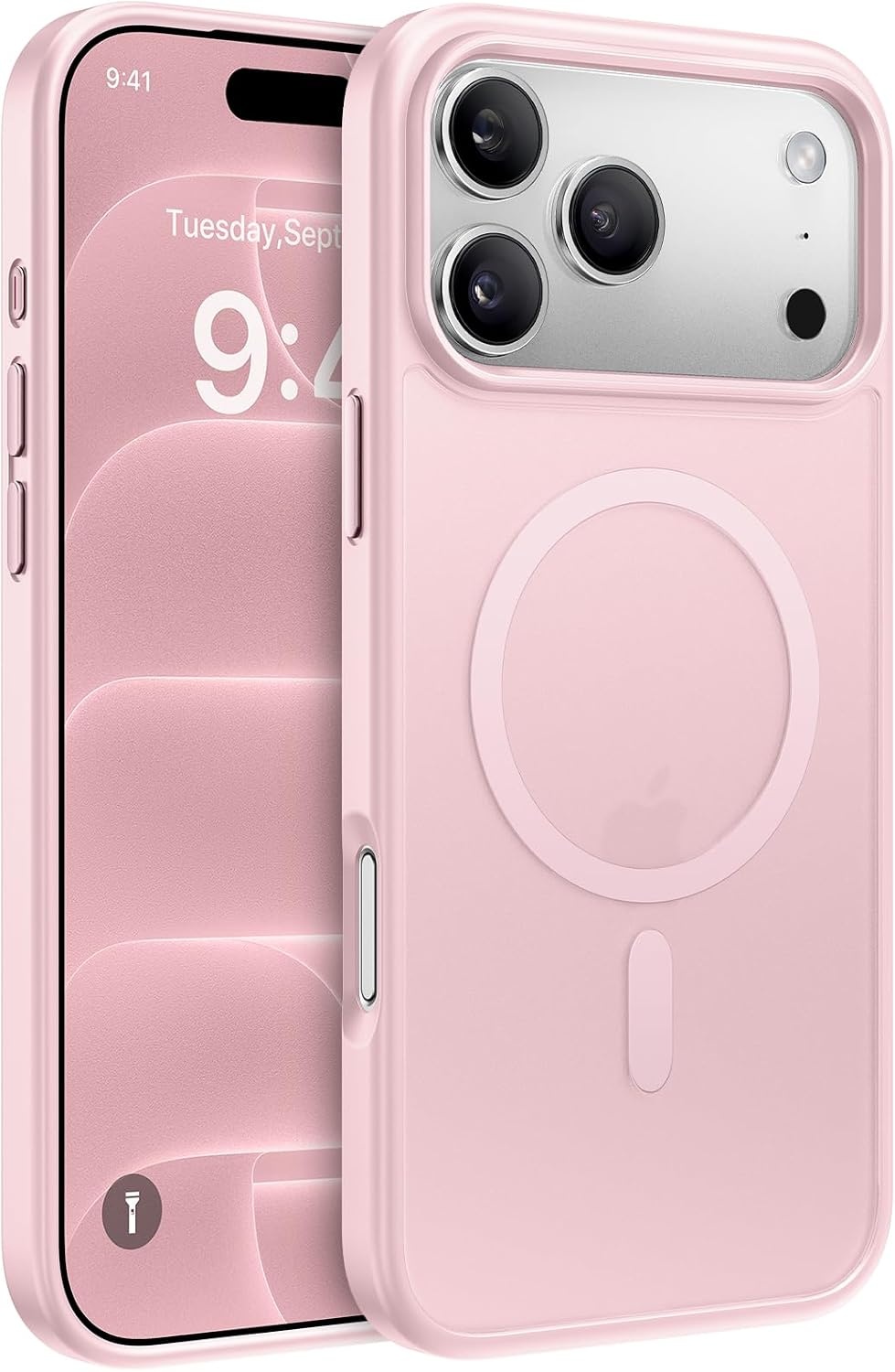 image:imageMiracase for iPhone 16 Pro Max Matte Series Case Magnetic LavenderLight Pink
