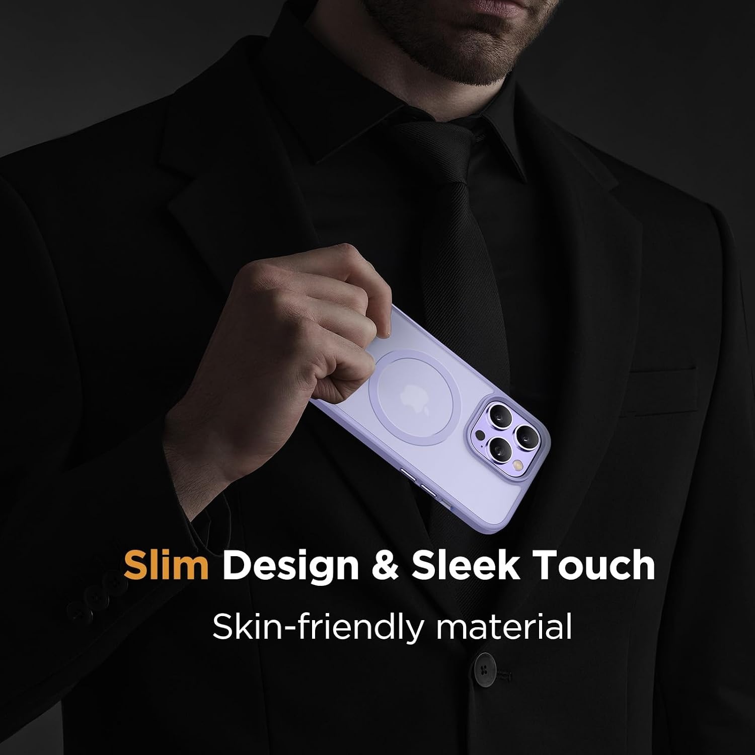 image:imageMiracase for iPhone 16 Pro Max Matte Series Case Magnetic LavenderLight Purple