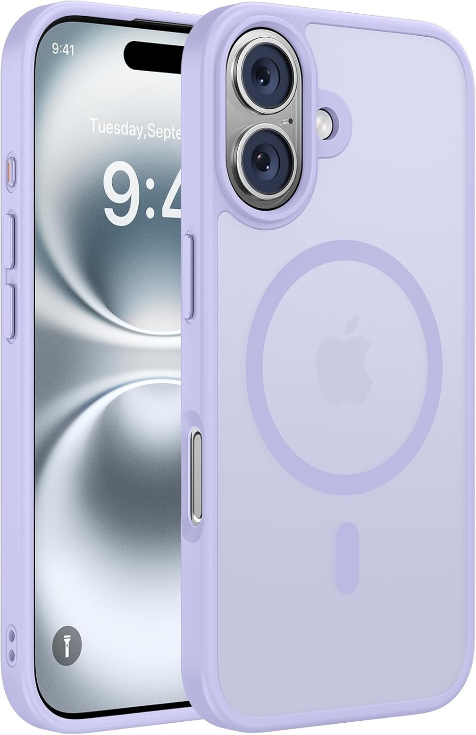 image:imageMiracase for iPhone 16 Pro Max Matte Series Case Magnetic LavenderLight Purple