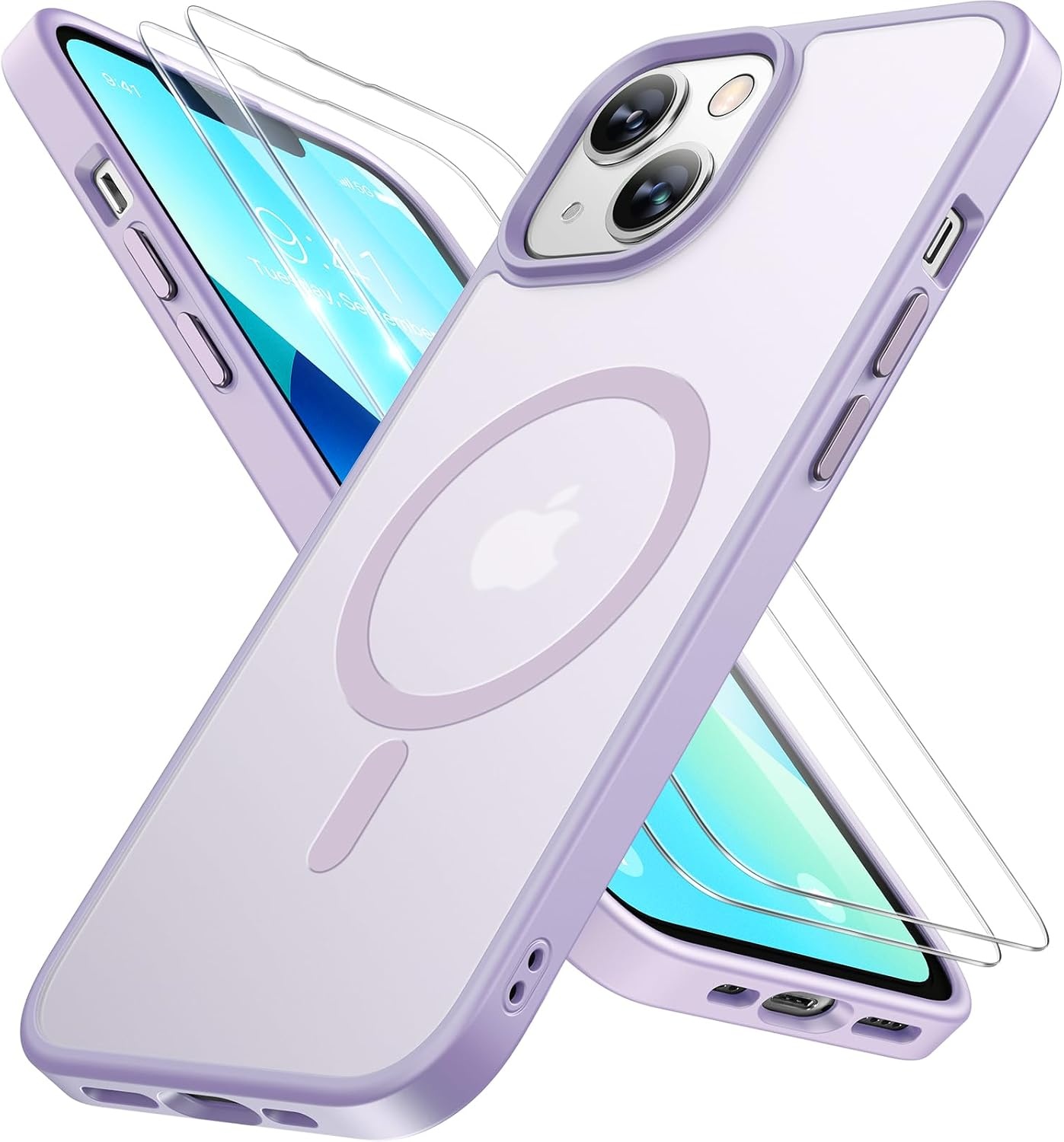 image:imageMiracase for iPhone 16 Pro Max Matte Series Case Magnetic LavenderLight Purple