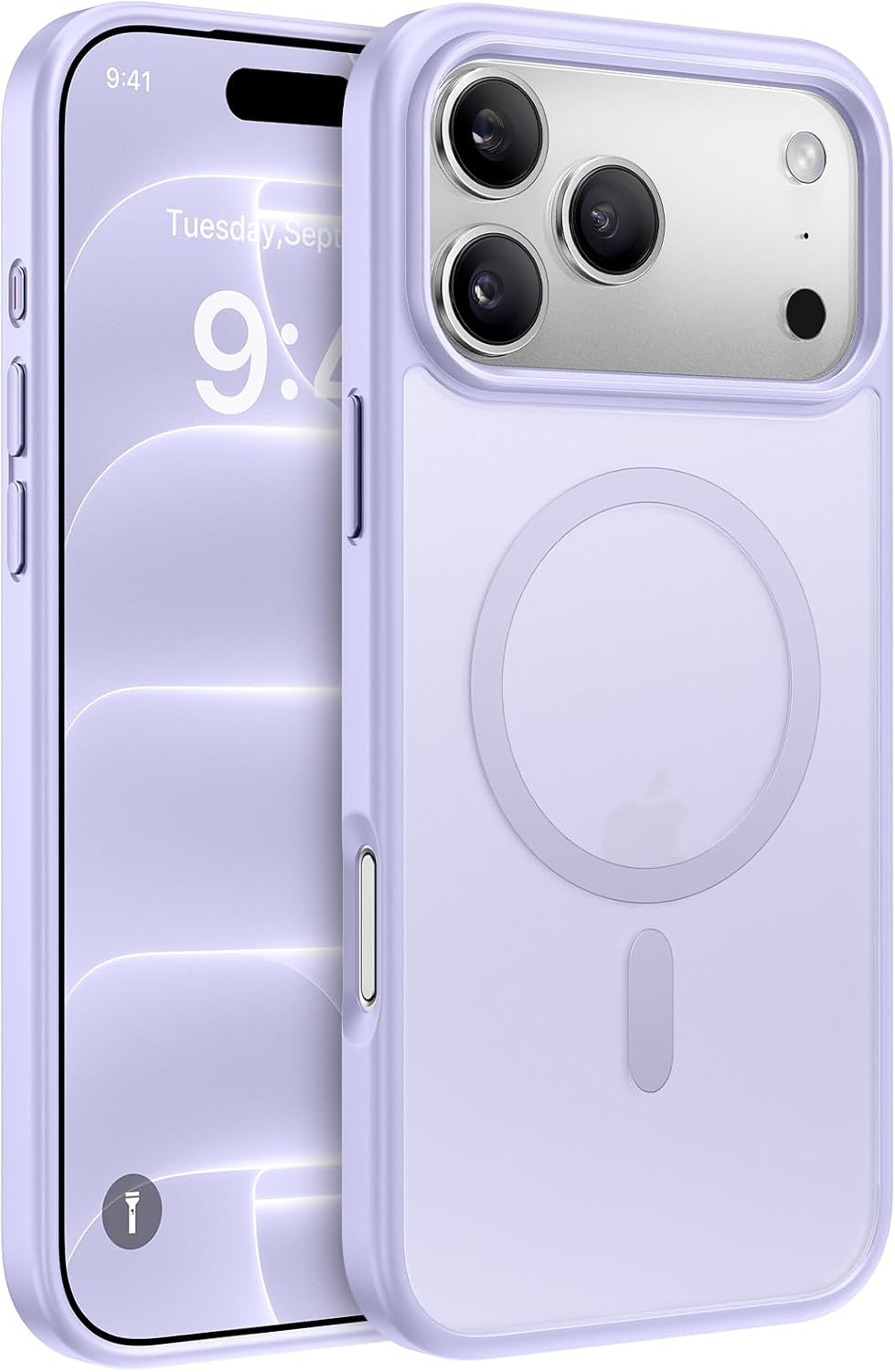 image:imageMiracase for iPhone 16 Pro Max Matte Series Case Magnetic LavenderLight Purple