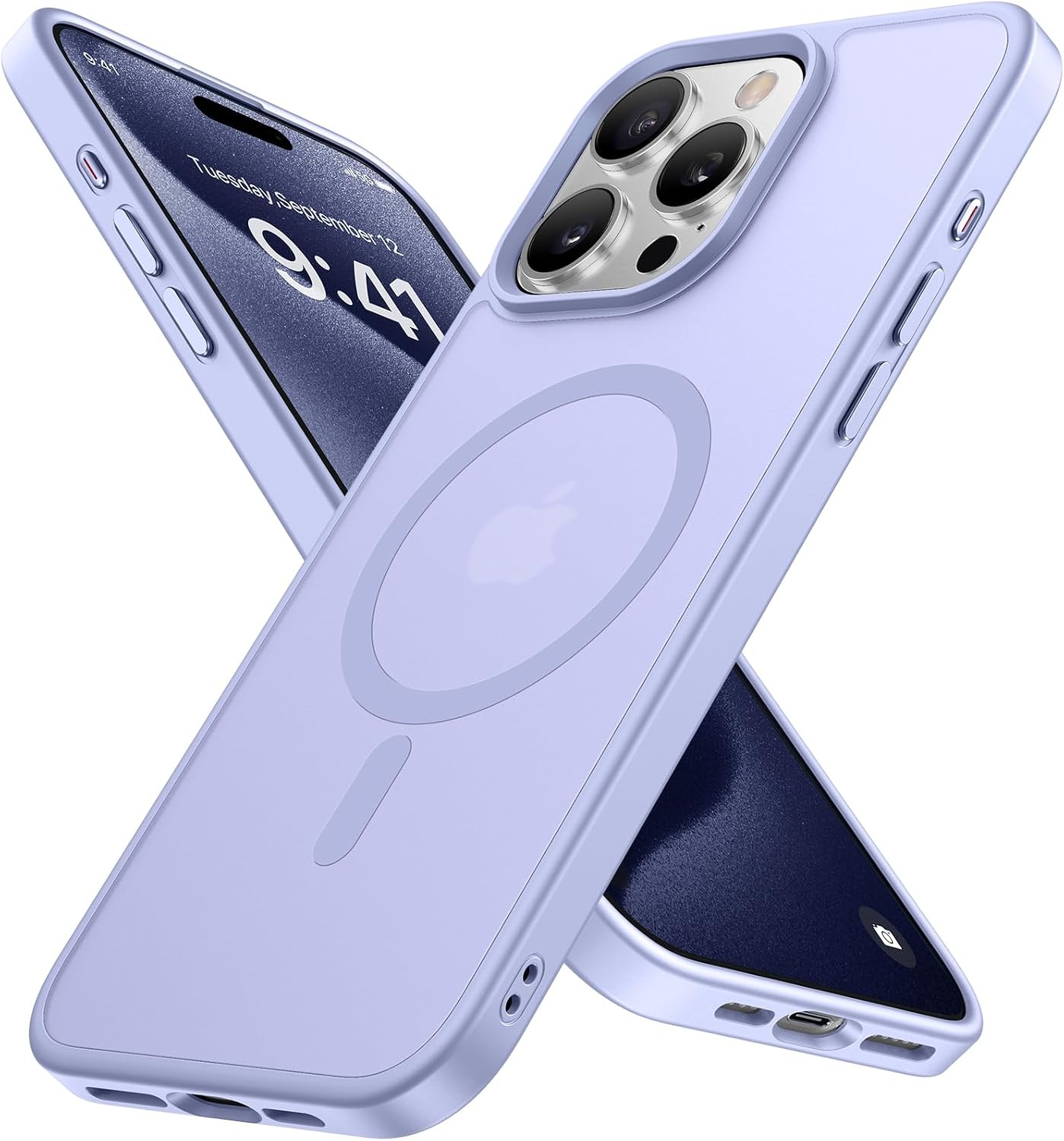 image:imageMiracase for iPhone 16 Pro Max Matte Series Case Magnetic LavenderLight Purple
