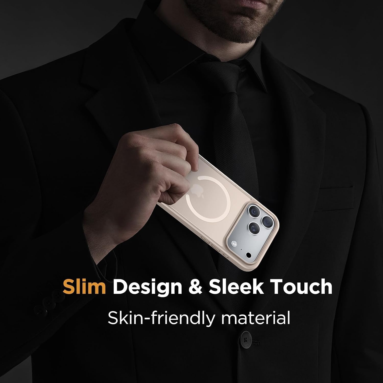 image:imageMiracase for iPhone 16 Pro Max Matte Series Case Magnetic LavenderMatte Beige