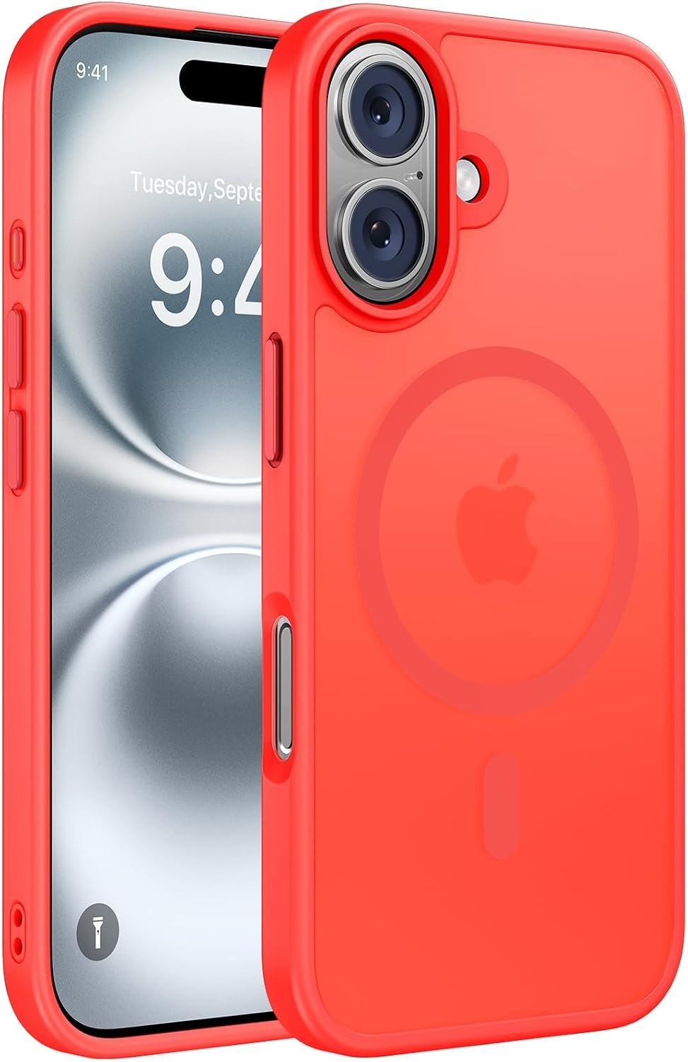 image:imageMiracase for iPhone 16 Pro Max Matte Series Case Magnetic LavenderRed