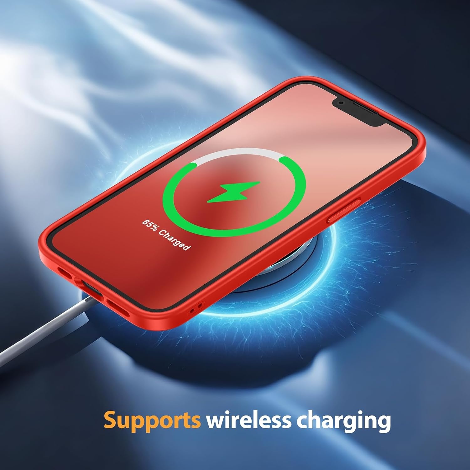 image:imageMiracase for iPhone 16 Pro Max Matte Series Case Magnetic LavenderRed