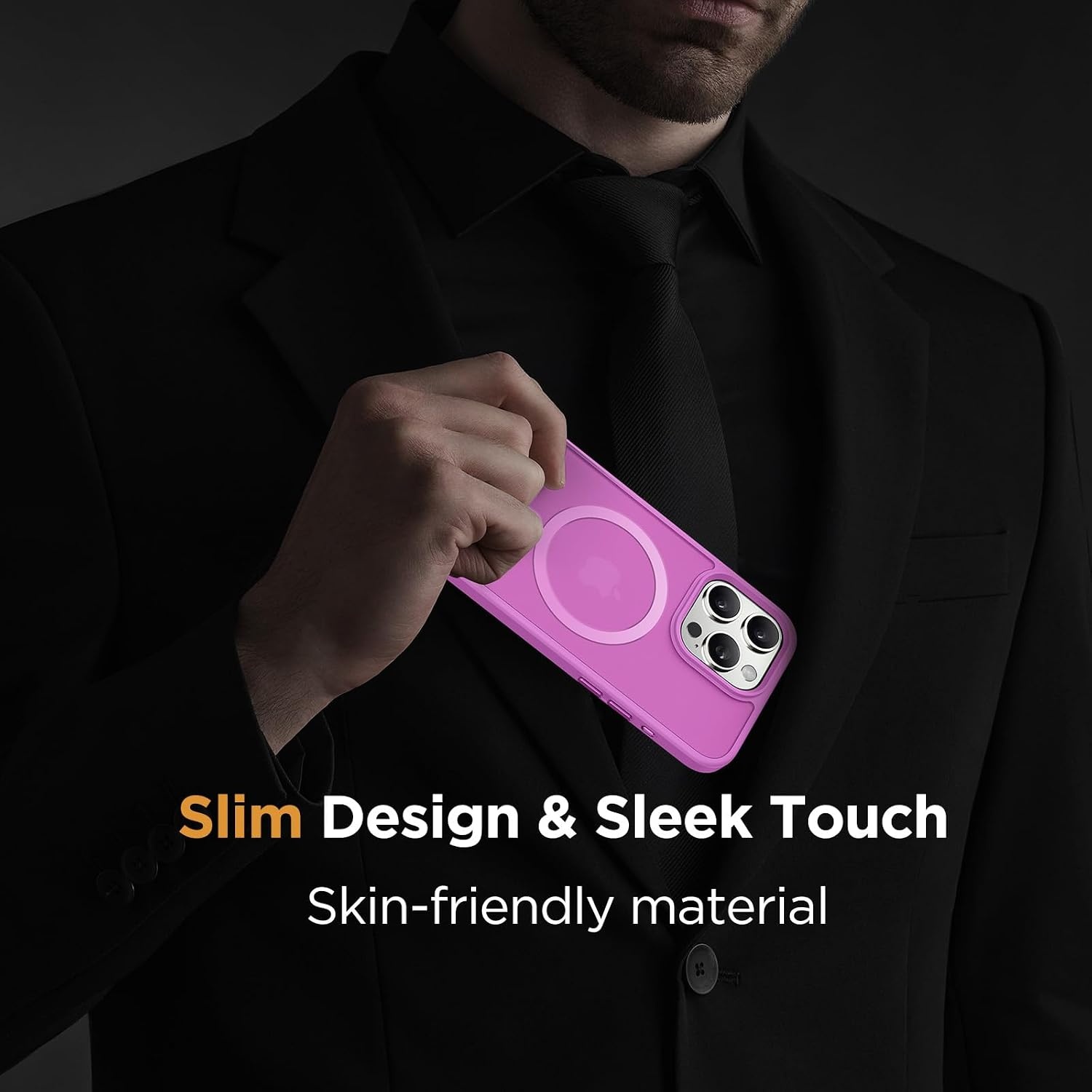 image:imageMiracase for iPhone 16 Pro Max Matte Series Case Magnetic LavenderViolett